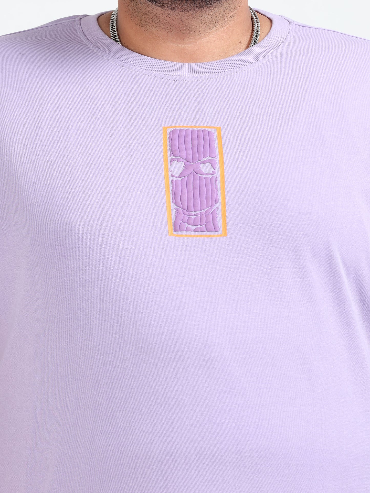 Reckless Plus Size T-Shirt Lilac - PSTS-2327